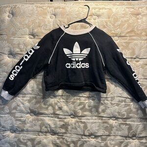 Adidas crop sweatshirt